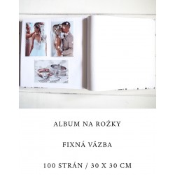 album 30x30 cm na rožky