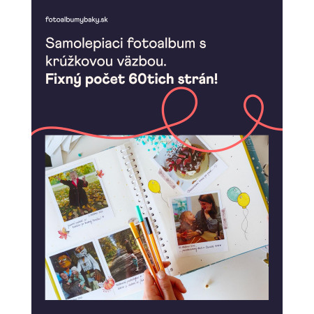 samolepiaci fotoalbum na 300 fotiek